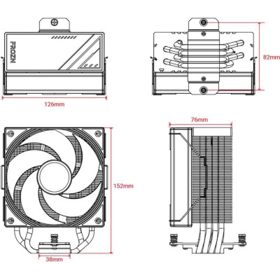 ID-COOLING Frozn A410 ARGB Black