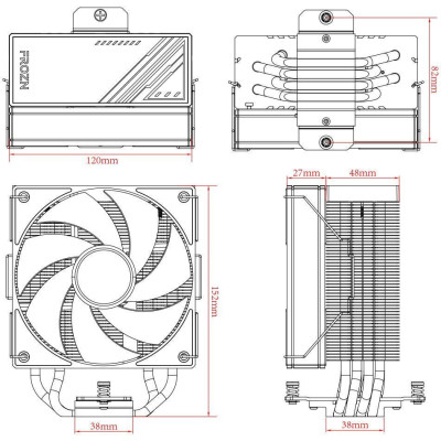 ID-COOLING Frozn A410 ARGB White
