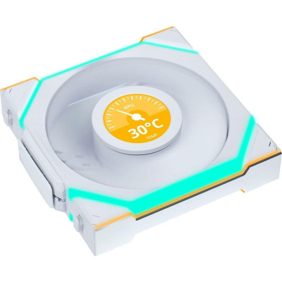 Lian Li Uni Fan SL Wireless LCD 120-3 Reverse White (G99.12RSLLCD1W3W.00)