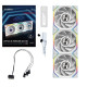Lian Li Uni Fan SL Wireless LCD 120-3 Reverse White (G99.12RSLLCD1W3W.00)