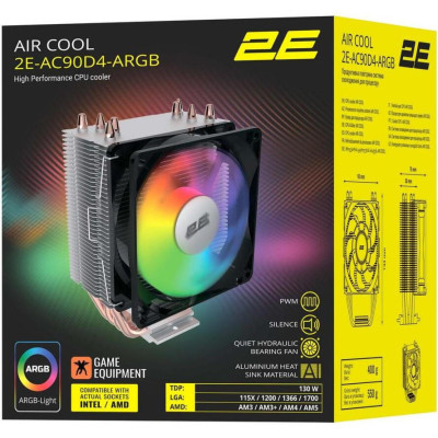 2E GAMING Air Cool AC90D4-ARGB