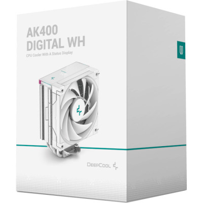 Deepcool AK400 DIGITAL (R-AK400-WHADMN-G) White