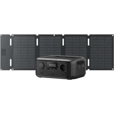 EcoFlow RIVER 3 UPS with Solar Panel 45w (EF-PR705-UPS-B-45W-EU)