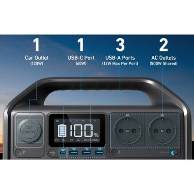 Anker 535 PowerHouse 512 Wh | 500W EU