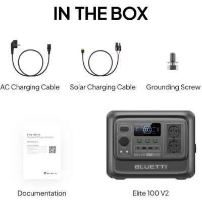 BLUETTI Elite 100 V2 (P-EL100V2-EU-GY-BL-010)