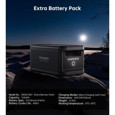 Choetech BS065 Extra Battery
