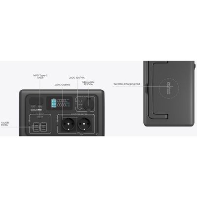 BLUETTI EB55 Portable Power Station 700W 537Wh (PB930340)