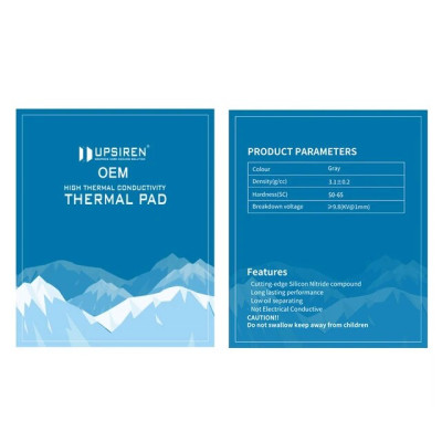Upsiren OEM thermal pad 2mm 16W/mk