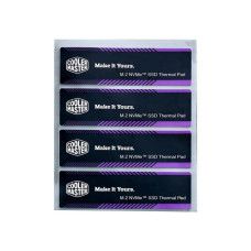 Cooler Master Thermal Pads M.2 SSD 60x18x0.5mm 4 in 1 kit (CMA-TNCLP4XXBK1-GL)