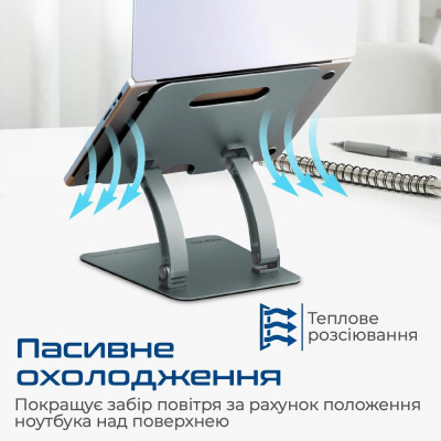 Promate DeskMate-7 Grey