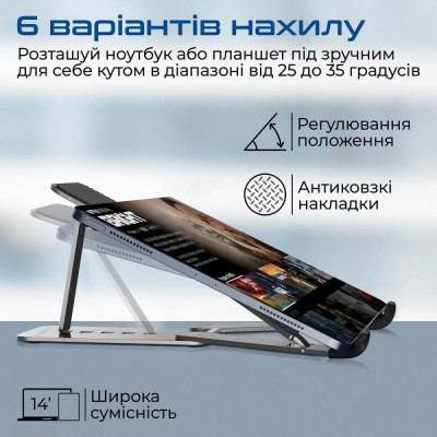 Promate PocketMount Grey