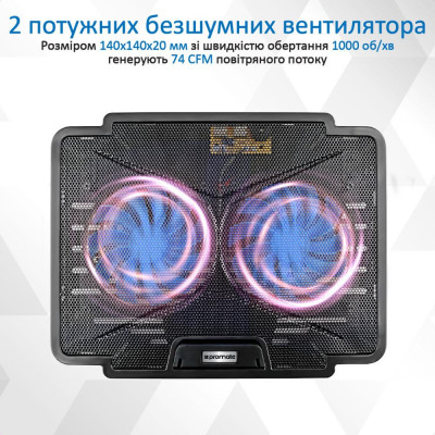 Promate Airbase-1 Black (airbase-1.black)