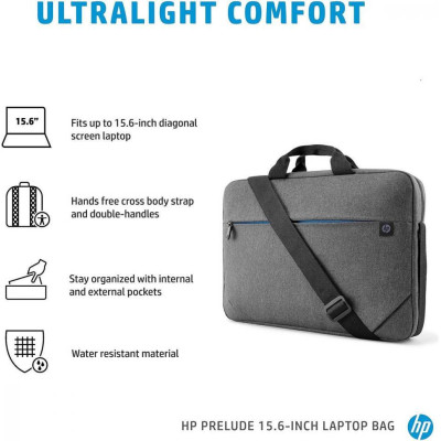HP 15.6 Prelude Top Load Laptop Bag (2Z8P4AA)