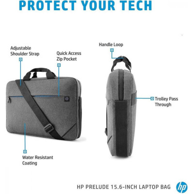 HP 15.6 Prelude Top Load Laptop Bag (2Z8P4AA)