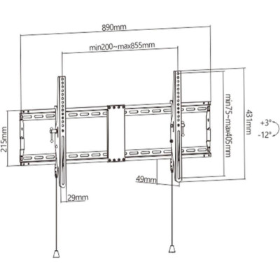 Gembird WM-90T-01