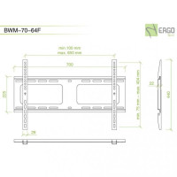 ERGOFOUNT BWM-70-64F