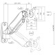 OfficePro MA300B 17"-32" Black
