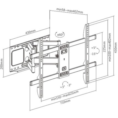 Gembird WM-80ST-02