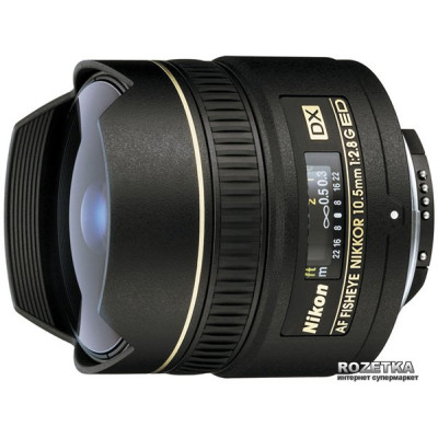 Fisheye Nikon AF DX Fisheye-Nikkor 10,5mm f/2,8G ED