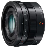 Panasonic Micro 4/3 Lens 15mm f/1.7 (H-X015E9-K)