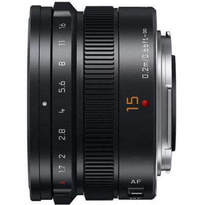 Panasonic Micro 4/3 Lens 15mm f/1.7 (H-X015E9-K)