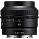 Sony SEL40F25G 40mm f/2,5 G