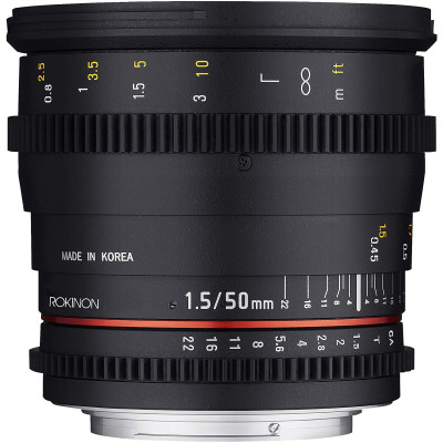 Rokinon Cine DS 50mm T1.5 Lens for Canon