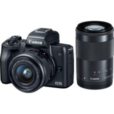 Canon EOS M50 kit (15-45мм + 55-200мм) IS STM Black (2680C054)