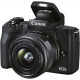 Canon EOS M50 Mark II (15-45mm) IS STM Black (4728C043)