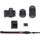 Canon EOS R50 + RF-S 18-45 IS STM + RF-S 55-210 IS STM Black (5811C034)
