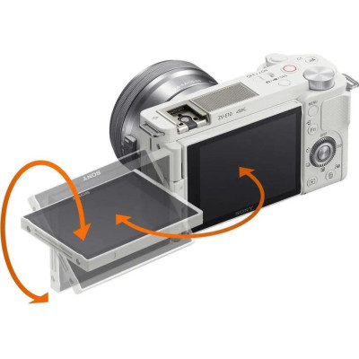 Sony ZV-E10 kit (16-50mm) White (ILCZVE10LW.CEC)