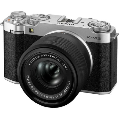 Fujifilm X-M5 kit XC 15-45mm f/3,5-5,6 OIS PZ Silver