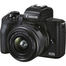 Canon EOS M50 Mark II (15-45mm) + Premium Live Stream kit Black (4728C059)
