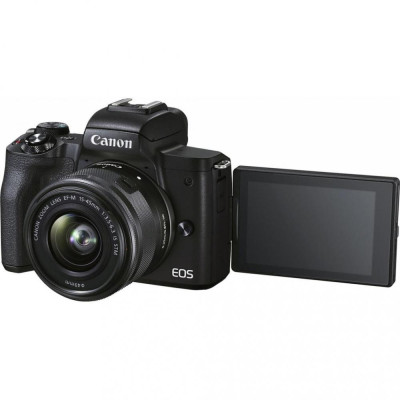 Canon EOS M50 Mark II (15-45mm) + Premium Live Stream kit Black (4728C059)
