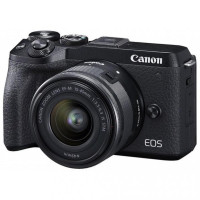 Canon EOS M6 Mark II (15-45mm) Black (3611C012)