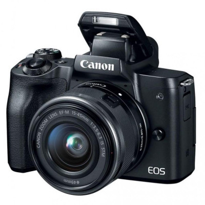 Canon EOS M50 kit (15-45мм +22мм) IS STM Black (2680C055)