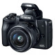 Canon EOS M50 kit (15-45мм +22мм) IS STM Black (2680C055)