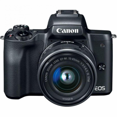 Canon EOS M50 kit (15-45мм +22мм) IS STM Black (2680C055)