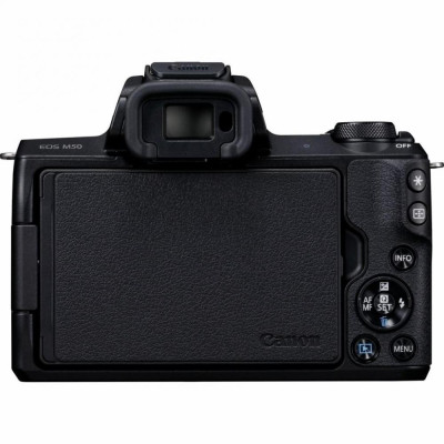 Canon EOS M50 kit (15-45мм +22мм) IS STM Black (2680C055)