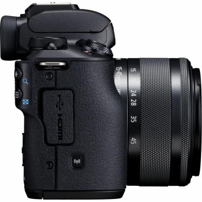 Canon EOS M50 kit (15-45мм +22мм) IS STM Black (2680C055)