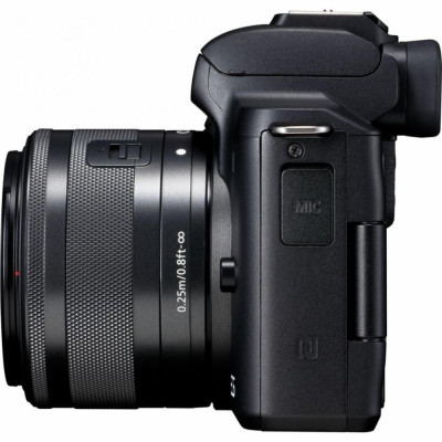 Canon EOS M50 kit (15-45мм +22мм) IS STM Black (2680C055)