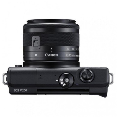 Canon EOS M200 kit (15-45mm) IS STM Black (3699C027)