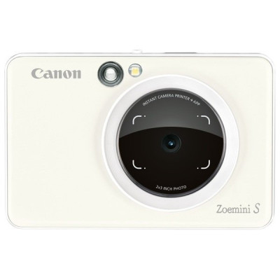 Canon Zoemini S ZV123 Pearl White + Zink PhotoPaper (3879C031)