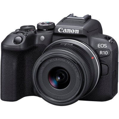 Canon EOS R10 kit (RF-S 18-45mm) IS STM + Mount Adapter EF-EOS R (5331C033)