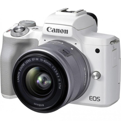 Canon EOS M50 Mark II (15-45mm) IS STM White (4729C028)