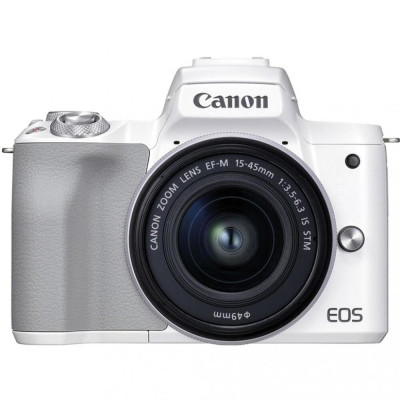 Canon EOS M50 Mark II (15-45mm) IS STM White (4729C028)