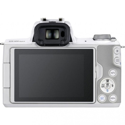 Canon EOS M50 Mark II (15-45mm) IS STM White (4729C028)