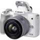 Canon EOS M50 Mark II (15-45mm) IS STM White (4729C028)