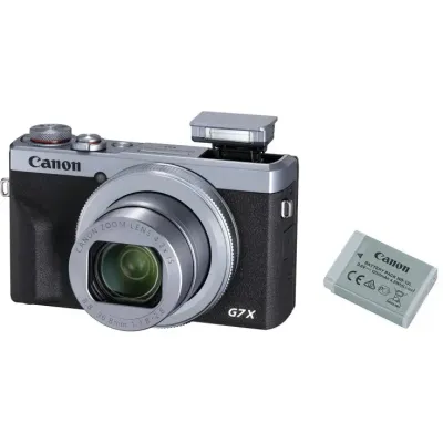 Canon PowerShot G7 X Mark III Extra Вattery Kit Silver (3638C013, 3638C016AB, 3638C014AA)