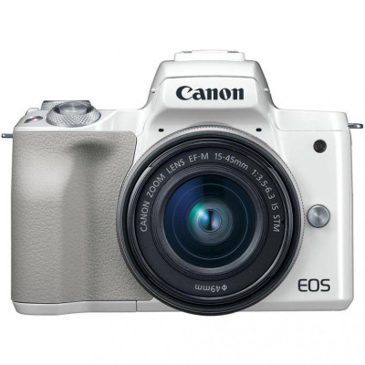 Canon EOS M50 kit (15-45mm) IS STM White (2681C057)